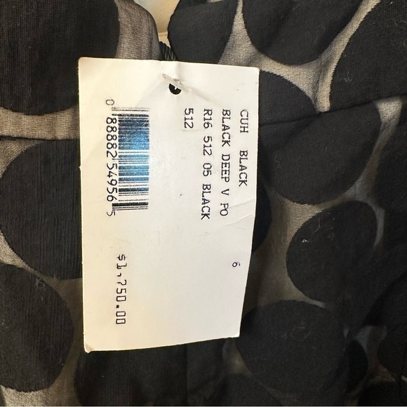 CUSHNIE Halter Neck Polka Dot Jumpsuit in black size 8 - Picture 11 of 11